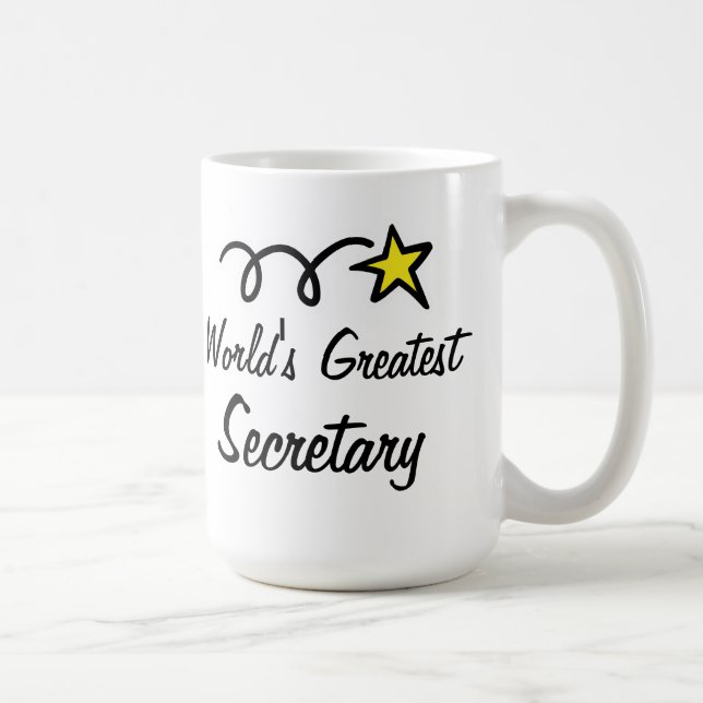 Der bestste Sekretär der Welt - Tasse (Rechts)