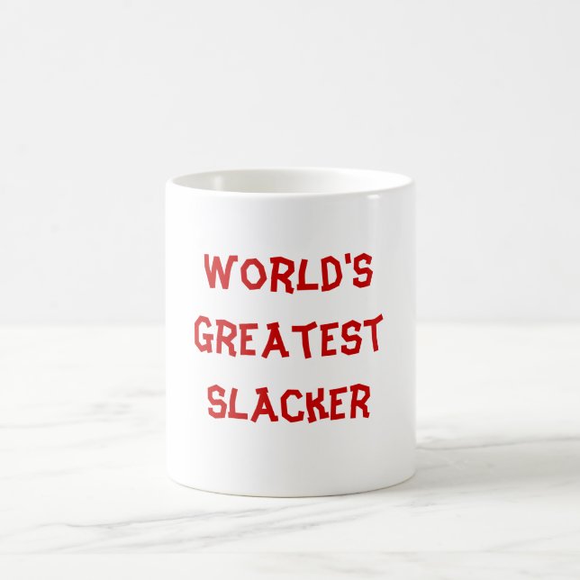Der bestste Slacker der Welt Tasse (Mittel)