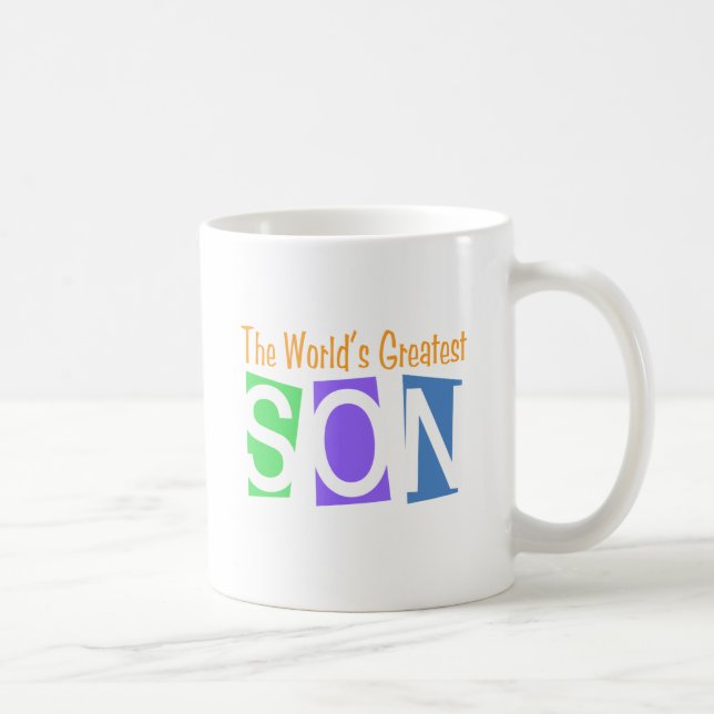 Der bestste Sohn der Retro Welt Kaffeetasse (Rechts)