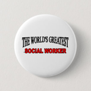Der bestste Sozialarbeiter der Welt Button