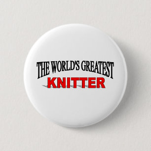 Der bestste Stricker der Welt Button