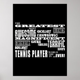 Der Bestste Tennisspieler Poster