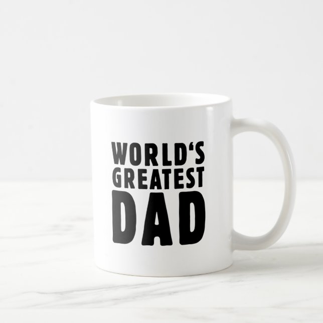 Der bestste Vater der Welt Kaffeetasse (Rechts)