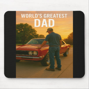 Der Bestste Vater der Welt - Muscle Car Moment Edi Mousepad
