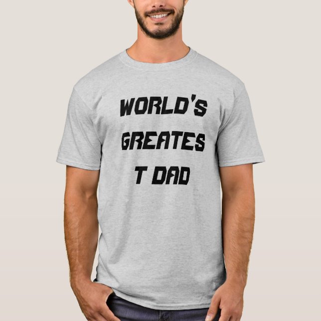 Der bestste Vater der Welt T-Shirt (Vorderseite)