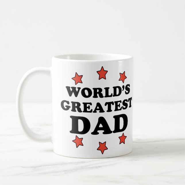 Der bestste Vater der Welt Tasse (Links)