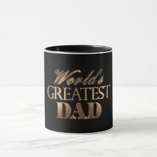 Der bestste Vater-elegante schwarze Tasse