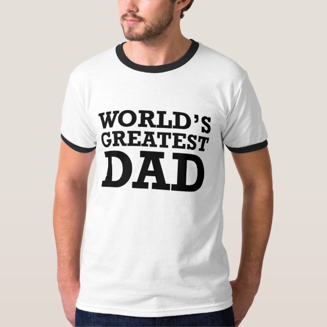 DER BESTSTE VATER-RETRO T - SHIRTS DER WELT (Vorderseite)