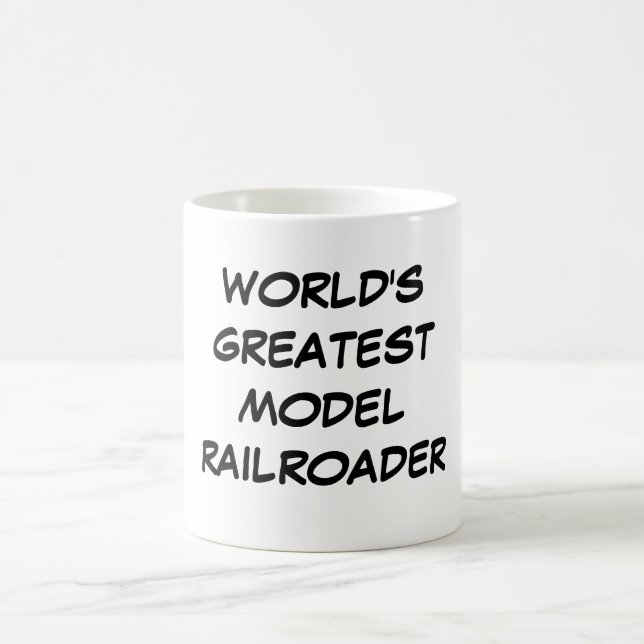Der bestste vorbildliche Railroader-" Tasse "der (Mittel)
