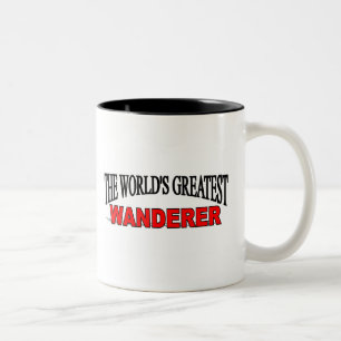 Der bestste Wanderer der Welt Zweifarbige Tasse