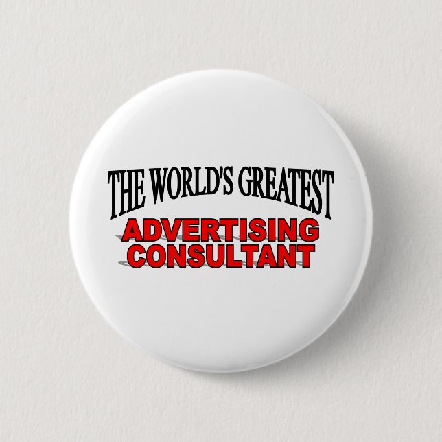 Der bestste Werbeberater der Welt Button (Vorderseite)