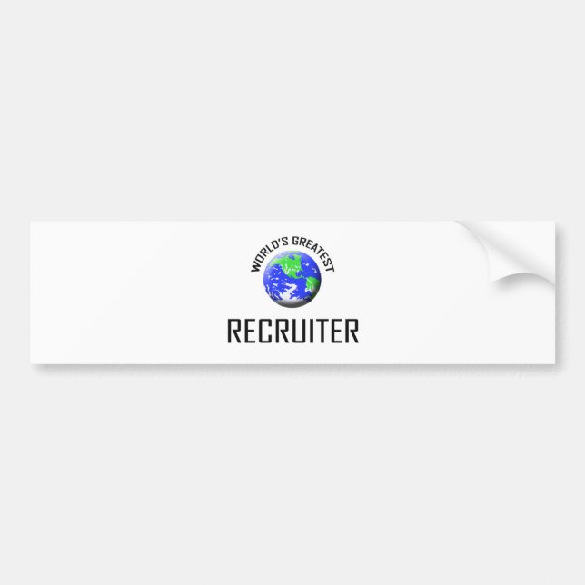 Der bestste Werbeoffizier der Welt Autoaufkleber (Vorne)