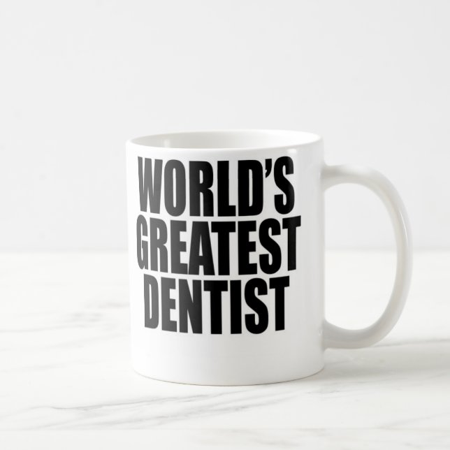 Der bestste Zahnarzt der Welt Tasse (Rechts)
