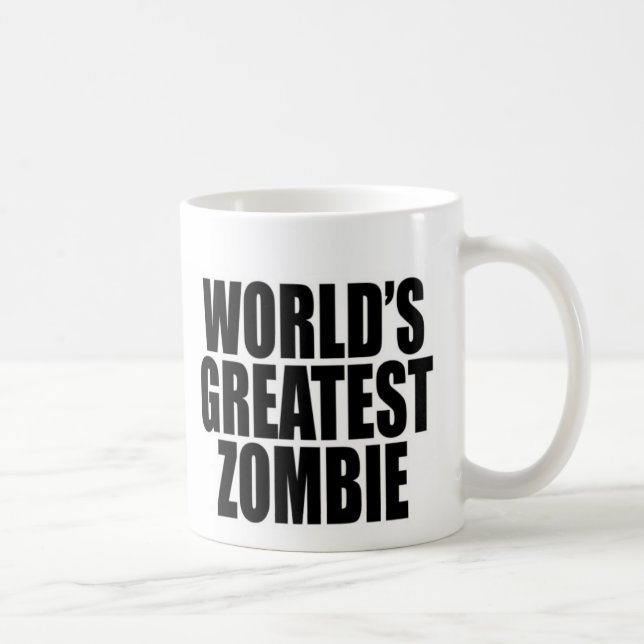 Der bestste Zombie der Welt Tasse (Rechts)