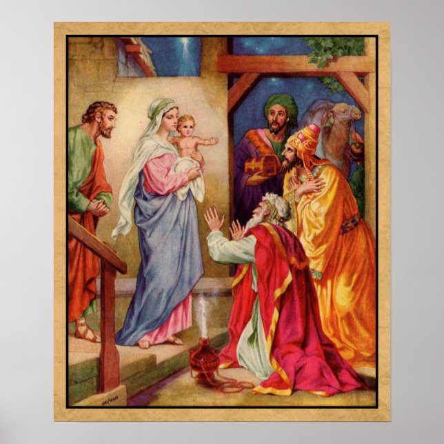 Der Besuch der Weisen Poster (Vorne)