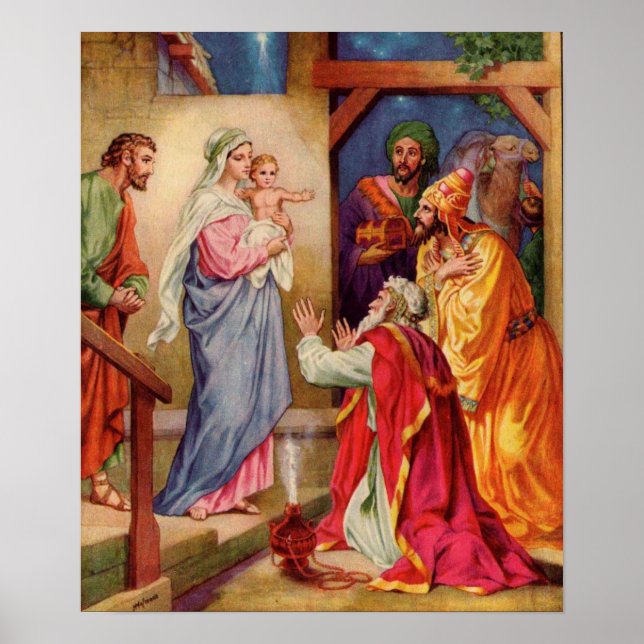 Der Besuch der Weisen Poster (Vorne)