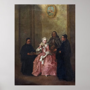 Der Besuch des Klosters Poster