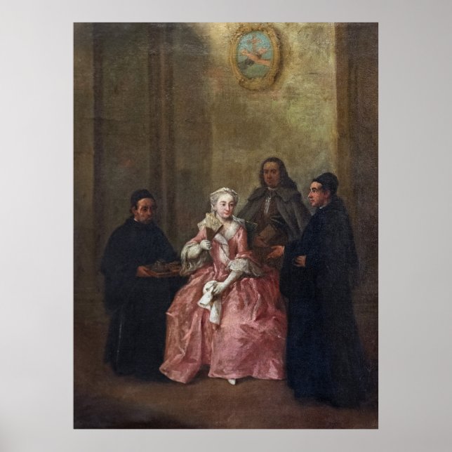 Der Besuch des Klosters Poster (Vorne)