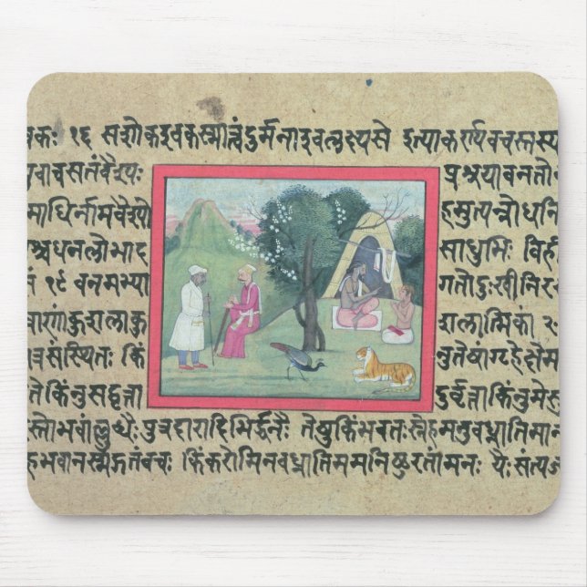 Der Besuch eines Rajput Leiters zu einem Mousepad (Vorne)