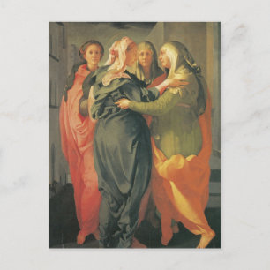 Der Besuch - Jacopo Da Pontormo Postkarte