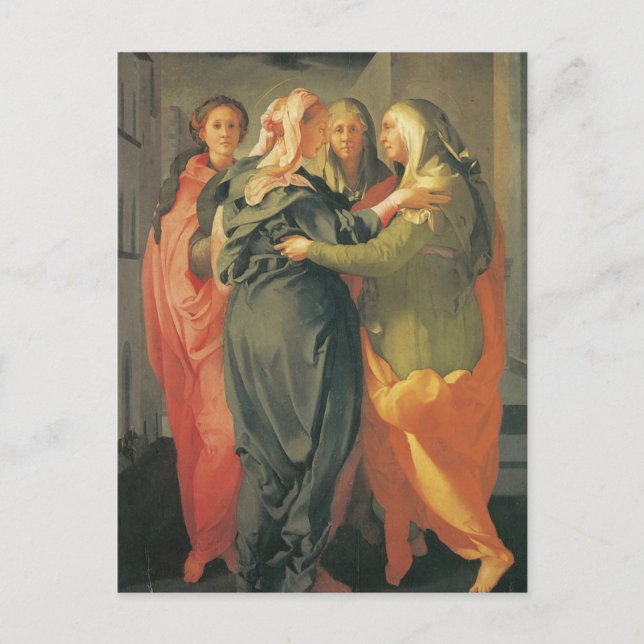 Der Besuch - Jacopo Da Pontormo Postkarte (Vorderseite)