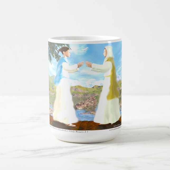 Der Besuch von Maria bei Elisabeth Kaffeetasse (Mittel)