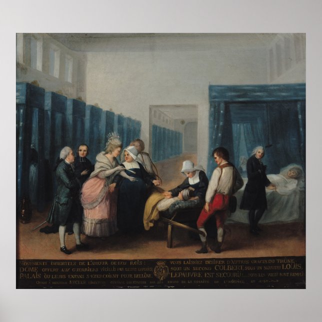 Der Besuch von Monsieur und Madame Necker Poster (Vorne)