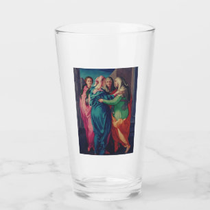 Der Besuch von Pontormo Manierist Fine Art Glas