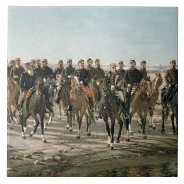 Der Besuch zum Fluss-Schwarzen durch General Julio Fliese (Vorderseite)