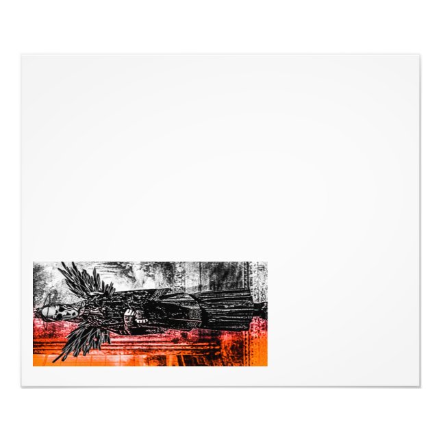 Der Besucher 20x24 Fotodruck (Vorne)