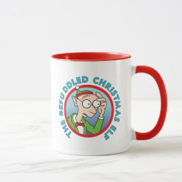 Der betäubte Weihnachtself Tasse