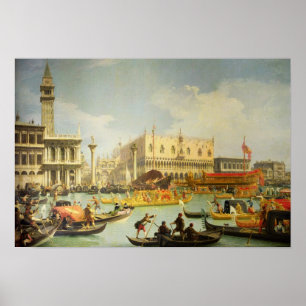 Der Betrothal des venezianischen Doge zu Adria Poster