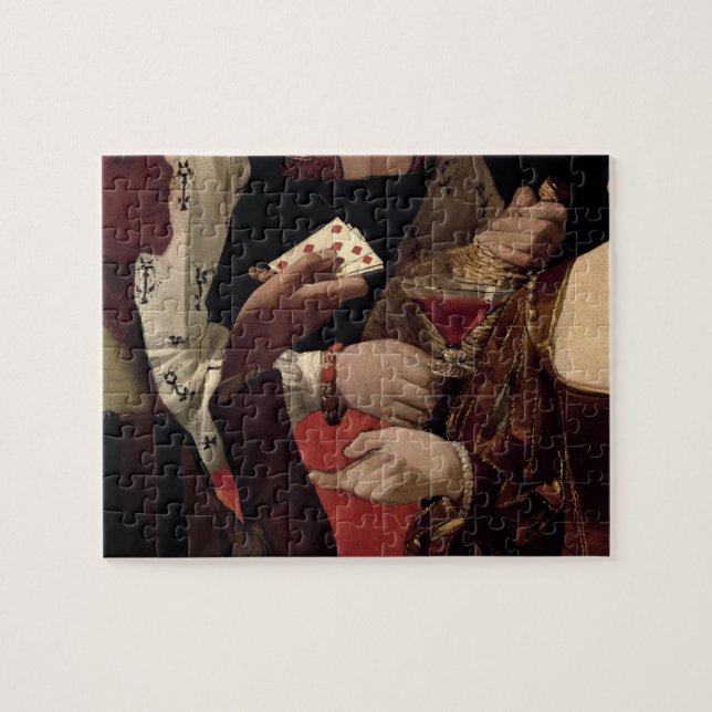 Der Betrüger mit dem Pik-Ase, Detail von Puzzle (Horizontal)