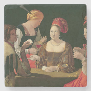 Der Betrüger mit dem Pik-Ase Steinuntersetzer