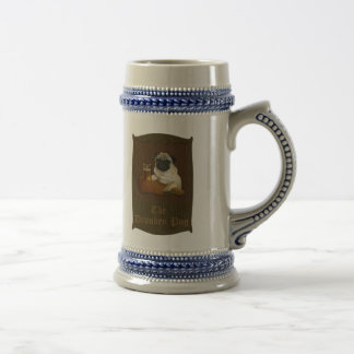 Der betrunkene Mops Stein Bierglas