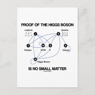 Der Beweis für das Higgs-Boson ist keine geringe A Postkarte