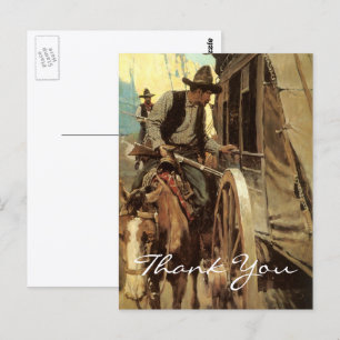 Der bewundernswerte Gesetzlose von NC Wyeth, Vinta Postkarte