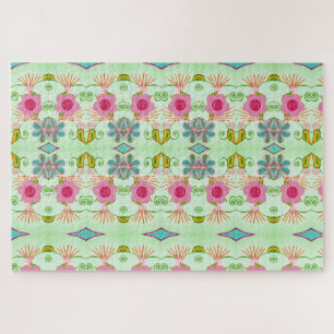 Der bezaubernde eklektische Garten: Diverse Blumen Puzzle