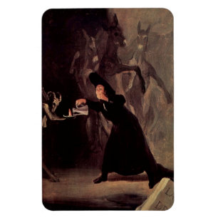 Der bezauberte Mann von Francisco Goya 1798 Magnet