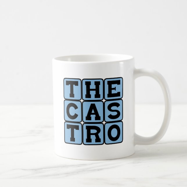 Der Bezirk Castro, San Francisco Kaffeetasse (Rechts)