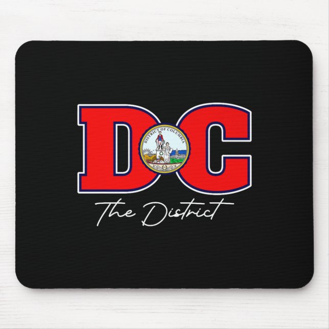 Der Bezirk Washington Dc Urlaubs-Souvenir Us Mousepad (Vorne)