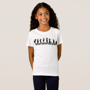 Der Bharatanatyam der Mädchen Tänzer-T - Shirt