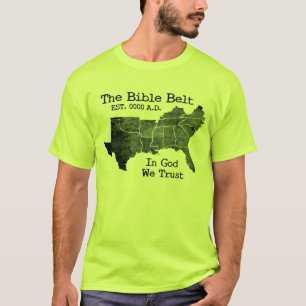 Der Bibel-Gurt im Gott vertrauen wir christlichem T-Shirt