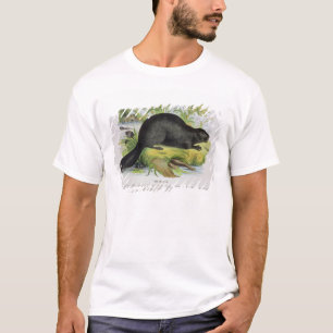 Der Biber, pädagogische Illustrations-Kneipe. T-Shirt