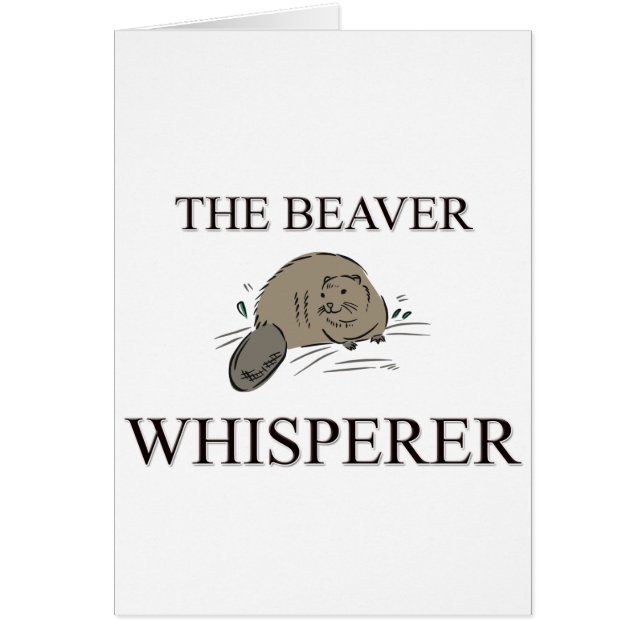 Der BiberWhisperer (Vorne)