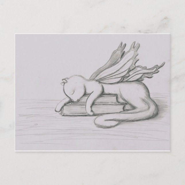 Der Bibliothekar Postkarte (Vorderseite)