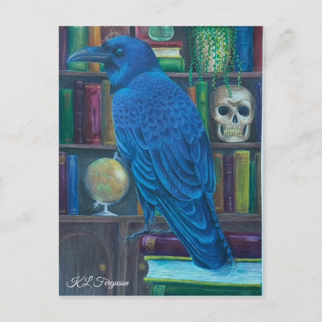 Der Bibliothekar - Postkarte (Vorderseite)