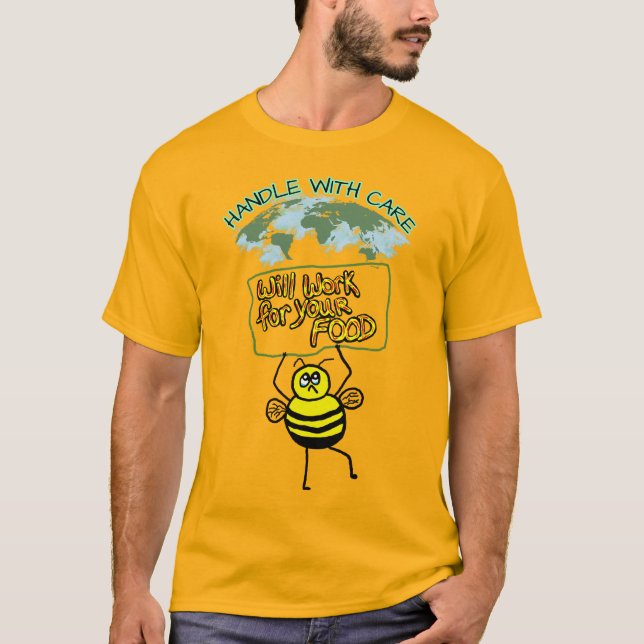 Der Bienen-T - Shirt gerettet (Vorderseite)