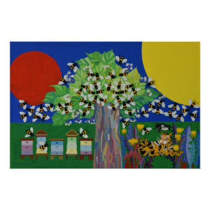 Der Bienenbaum Poster
