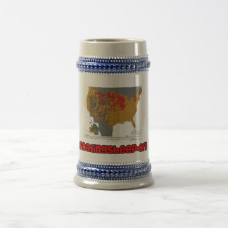 Der Bier-Bauch von Amerika-Bier Stein Bierglas